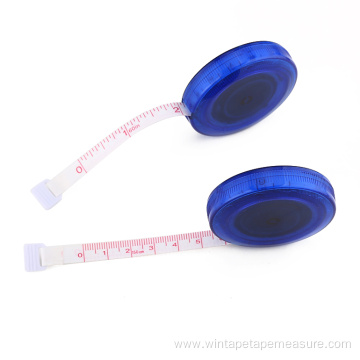 Retractable Tape Measure in Transparent Case